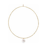 You & Eye Dangling Mother of Pearl Choker
