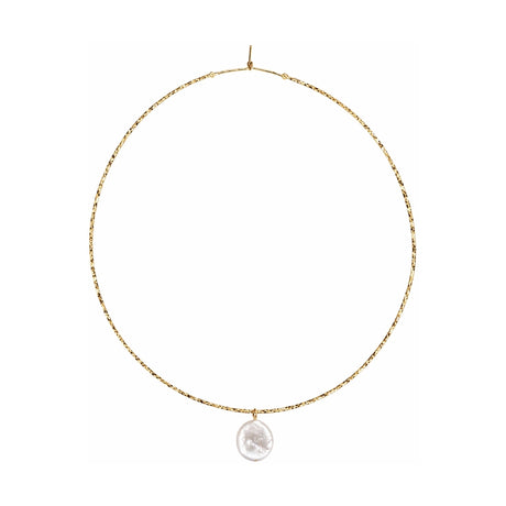 You & Eye Dangling Mother of Pearl Choker