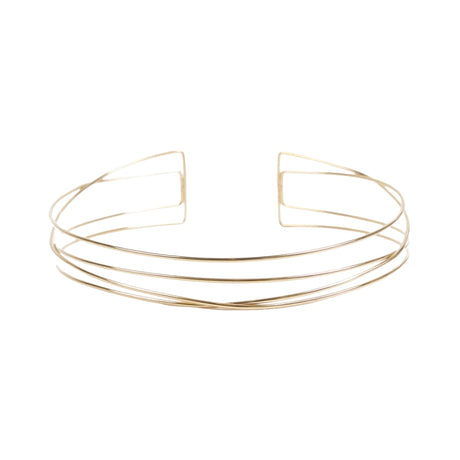 You & Eye Multi Strand Crossover Choker