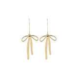 You & Eye Flowy Bow Drop Earrings