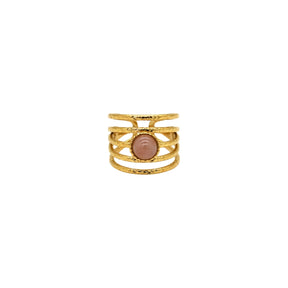 You & Eye Sun Stone Tiered Gemstone Ring