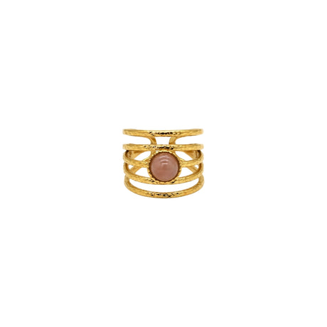 You & Eye Sun Stone Tiered Gemstone Ring