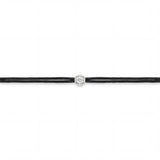 LoveLab Antwerp Cuty Diamond Black Cord Bracelet