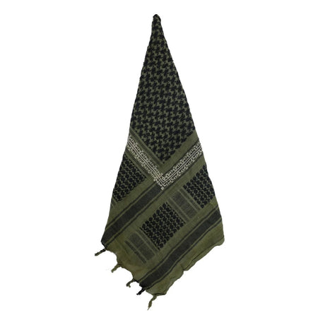 SEP Khaki Mary Cotton Keffiyeh with Tassel