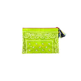 Bandana Pouch with with Embroidered Bisou