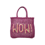 The Jacksons Bags Small Orchid Wow Jute Tote Bag