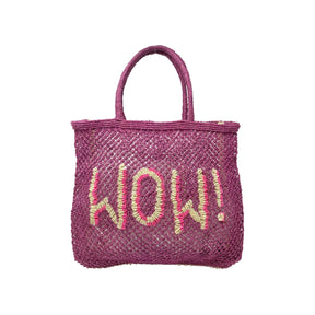 The Jacksons Bags Small Orchid Wow Jute Tote Bag