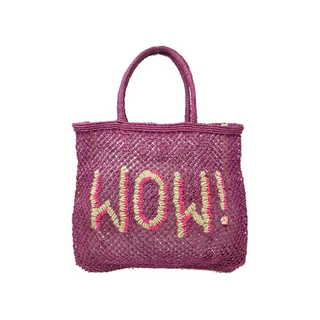 The Jacksons Bags Small Orchid Wow Jute Tote Bag