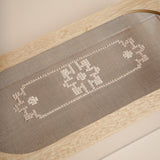 Embroidered Mesh Large Rectangle Plexi Box
