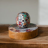 Decoupage Round Wooden Box