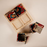 Decoupage Plexi Boxes with Wooden Tray