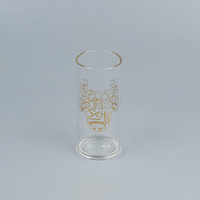JRD Home Hamsa Arabic Calligraphy Tall Glasses Set of 6