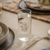 Hamsa Arabic Calligraphy Tall Glasses Set of 6