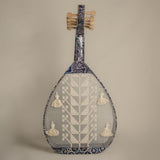 JRD Home Arabic Pattern Oud Guitar Wall Hanging Decor with Embroidery