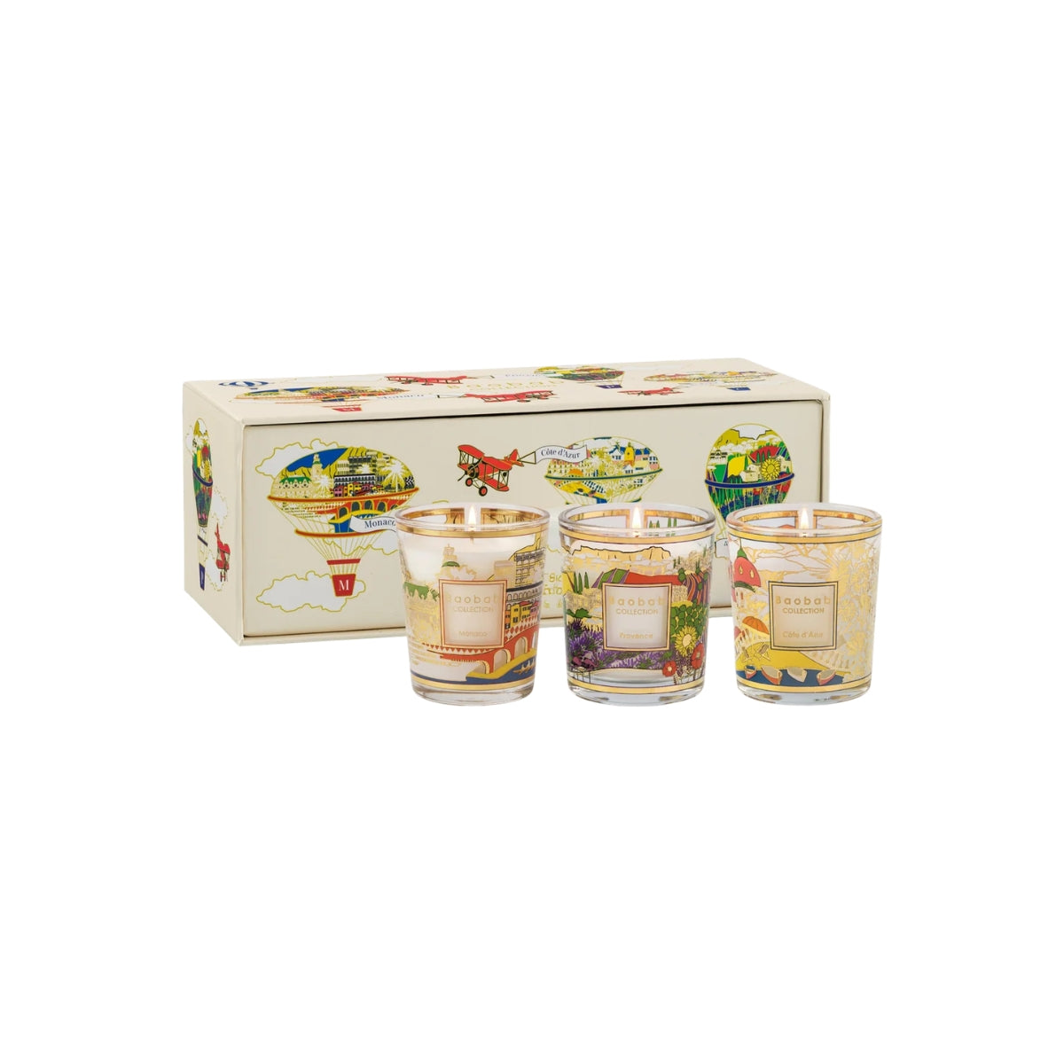 Baobab Collection Max 06 Provence-Monaco-Cote D'Azur Trio Travel Candles