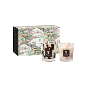 Baobab Collection Max 08 Black & White Pearls Duo Candles