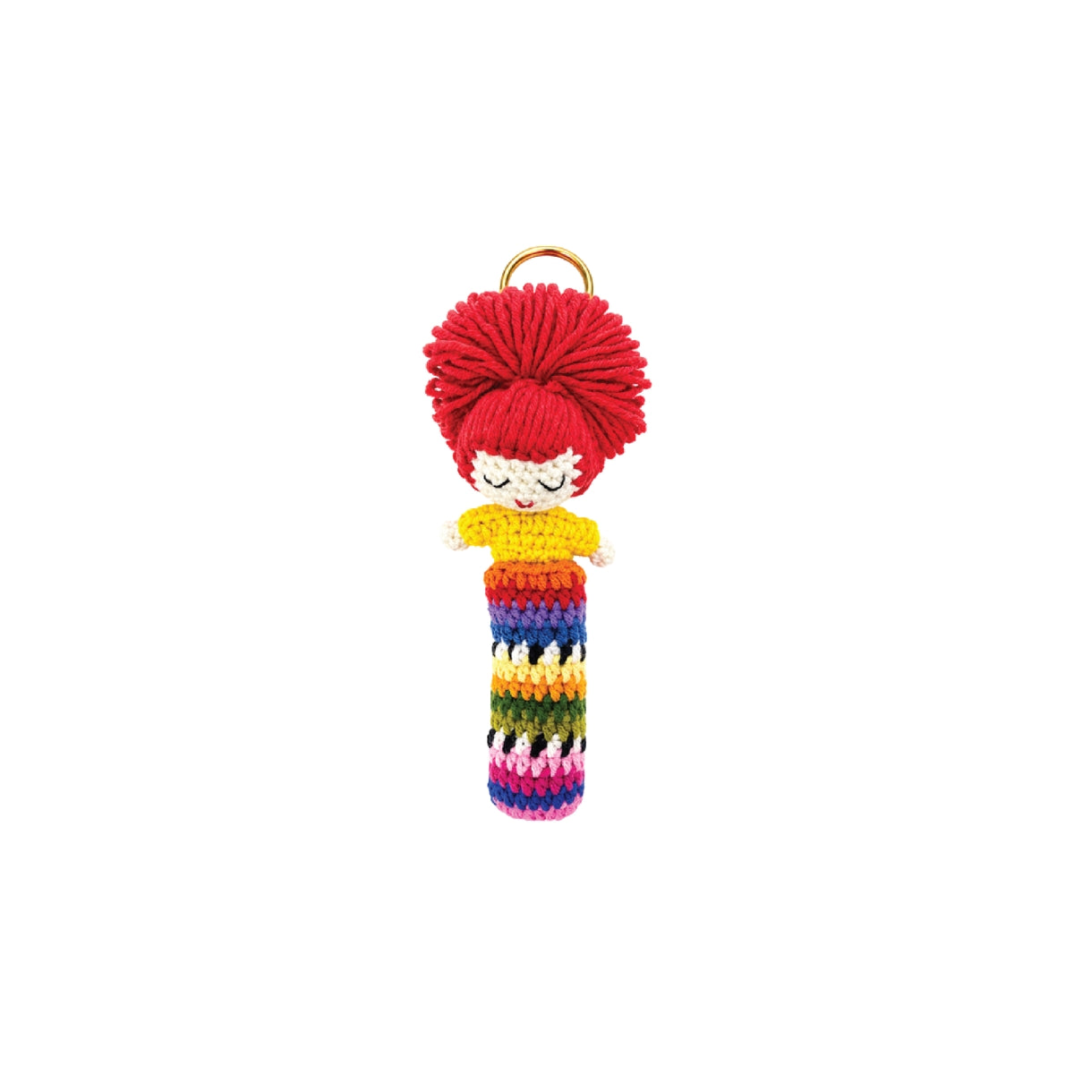 Basma Collection Red Doll Bag Crochet Charm