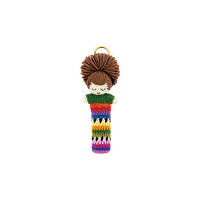 Basma Collection Brown Doll Crochet Charm