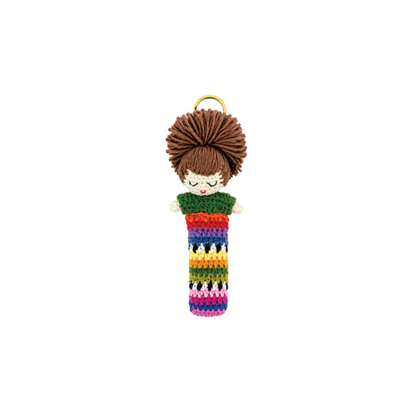 Basma Collection Brown Doll Crochet Charm