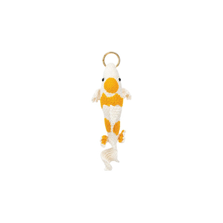 Basma Collection Yellow Koi Fish Crochet Bag Charm