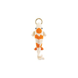 Basma Collection Orange Koi Fish Crochet Bag Charm