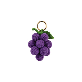 Basma Collection Grapes Crochet Bag Charm