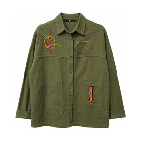 Boutique Flo Sunset Rays Embroidered Jacket