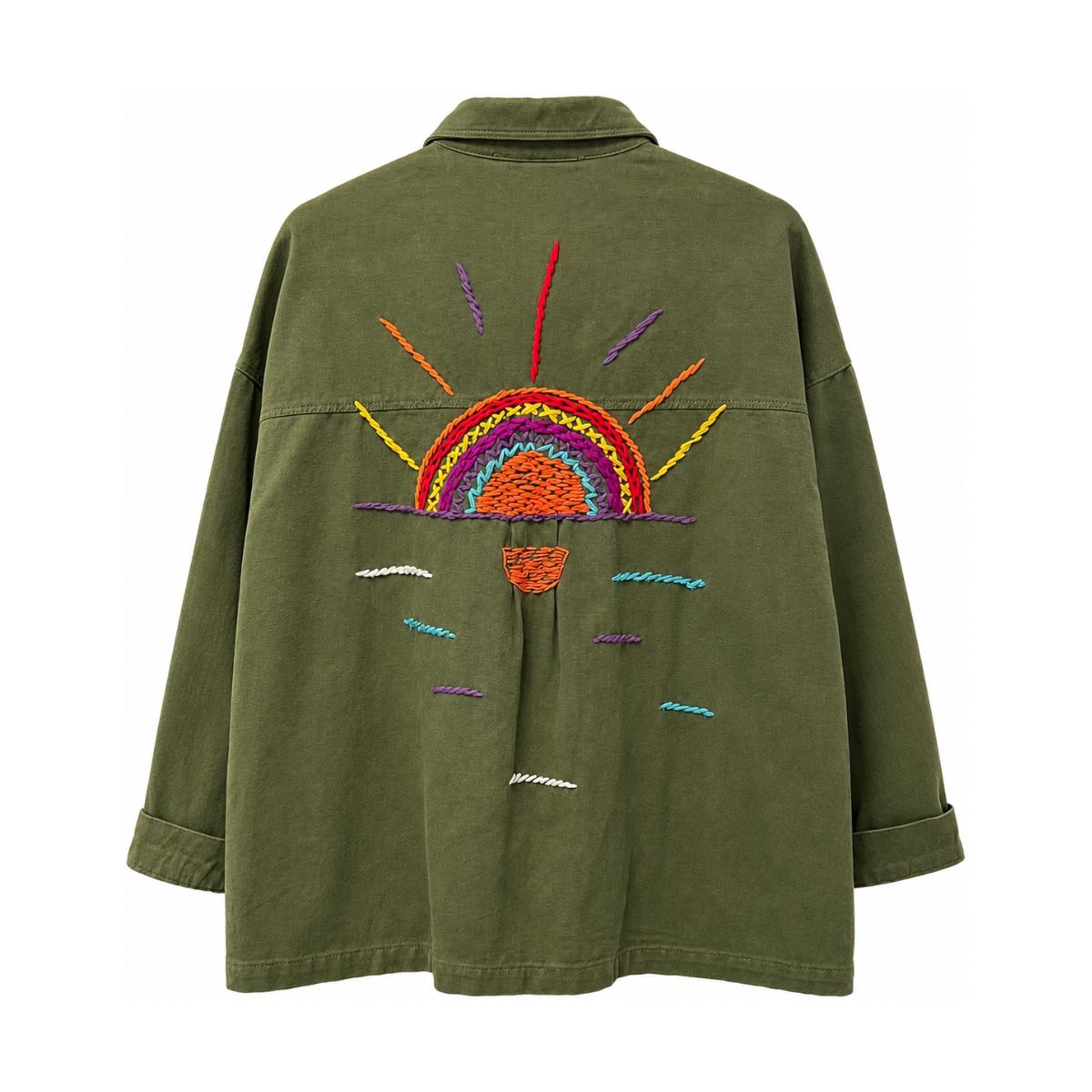 Sunset Rays Embroidered Jacket