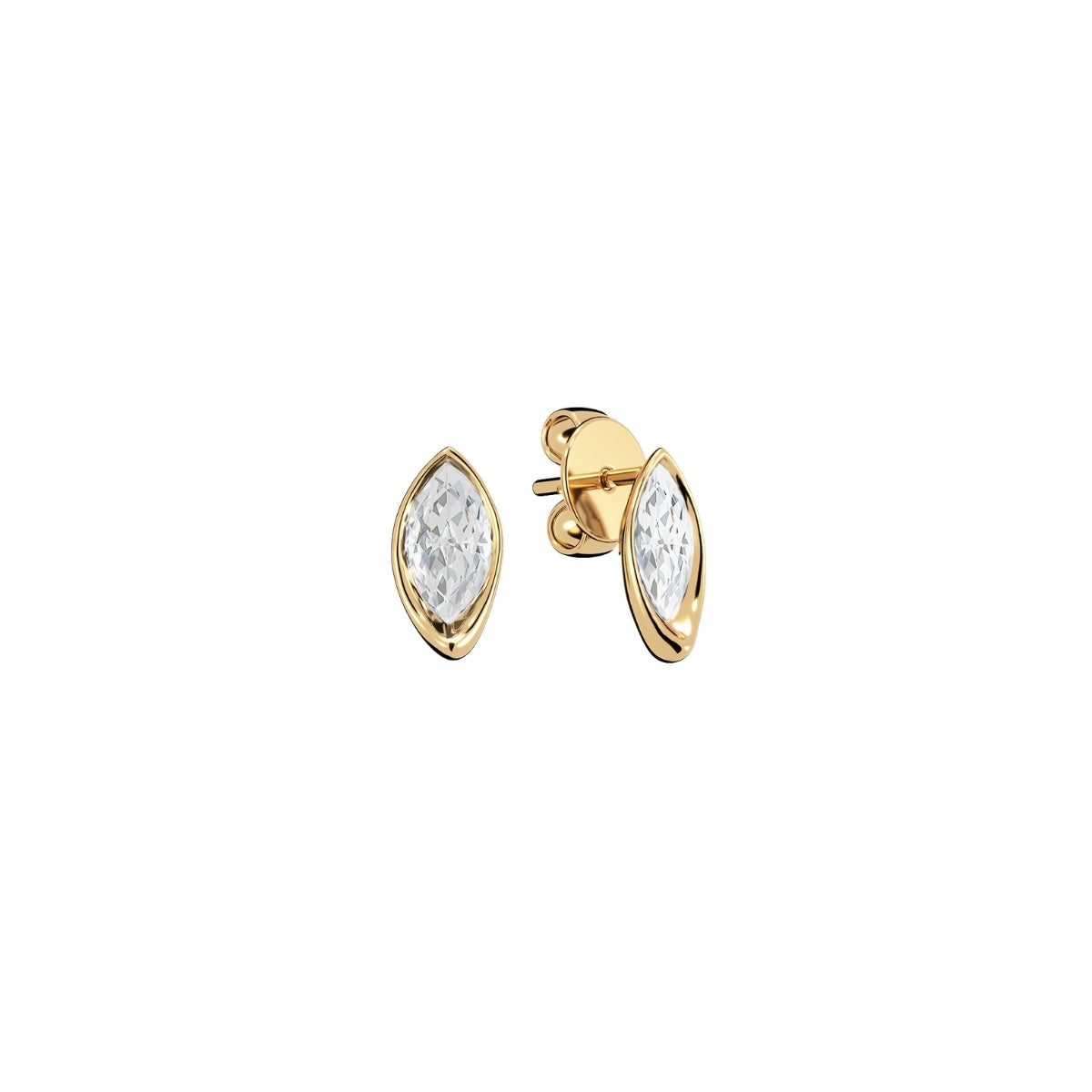 Core Axis Stud Earrings