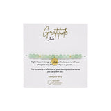 Night Blossom Green Aventurine Gratitude Arabic Bracelet