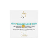 Night Blossom Blue Stone Joy Arabic Bracelet