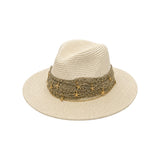 NN Design Golden Starfish Sheer Fedora Hat