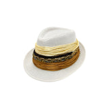 NN Design Ombre Cord Crystal Fedora Hat