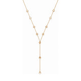 Rima Design Gold Star Lariat Necklace