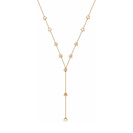 Rima Design Gold Star Lariat Necklace