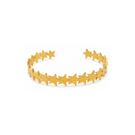 Rima Design Gold Stars Cuff Bracelet