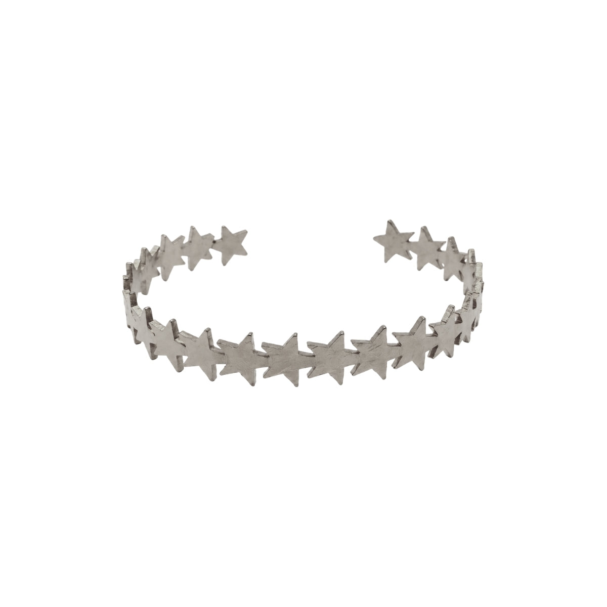 Rima Design Silver Stars Cuff Bracelet