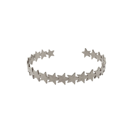 Rima Design Silver Stars Cuff Bracelet