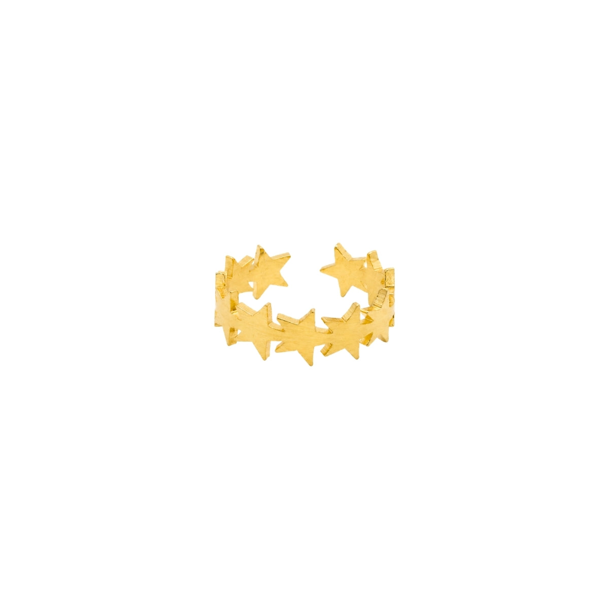 Rima Design Gold Stars Open Ring