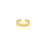 Rima Design Gold Stars Open Ring