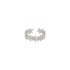 Rima Design Silver Stars Open Ring