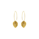 Rima Design Golden Wishleaf Earrings