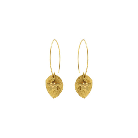 Rima Design Golden Wishleaf Earrings