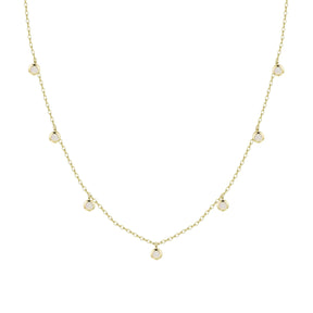 White Opal Dew Drops Reversible Necklace