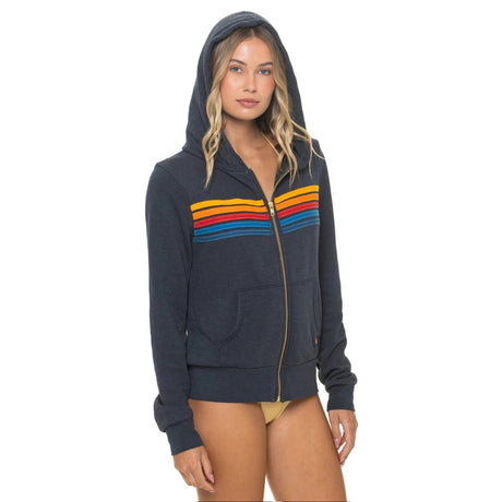 5 Stripe Zip Hoodie