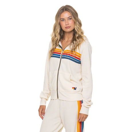 5 Stripe Zip Hoodie