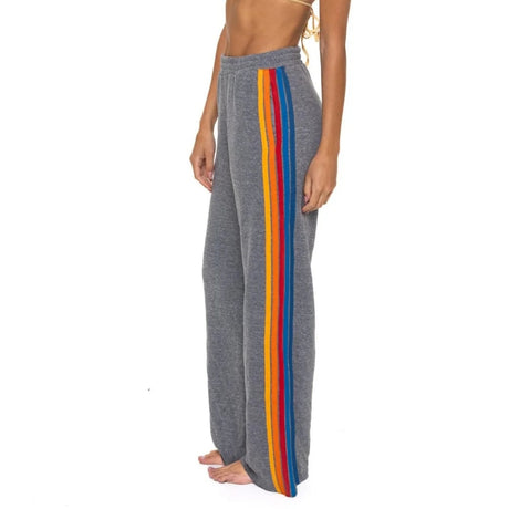 5 Stripe Wide Leg Sweatpants