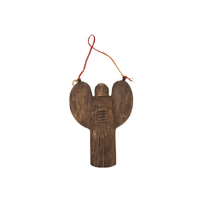 Sugarboo & Co Angel Hand Carved Wood Art Wall Hanging