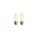 Safety Pin Hoop Earrings