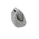 Recta Silver Clutch Bag